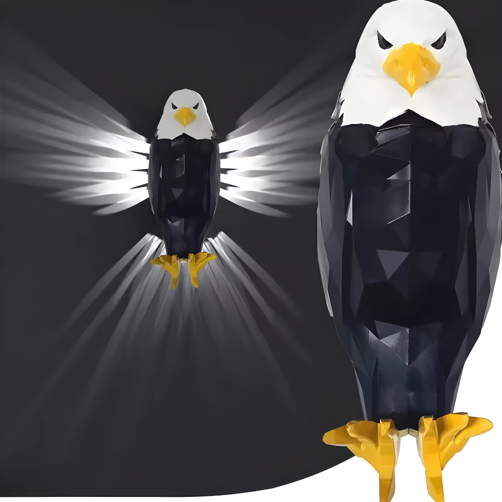 black eagle light with a dark background