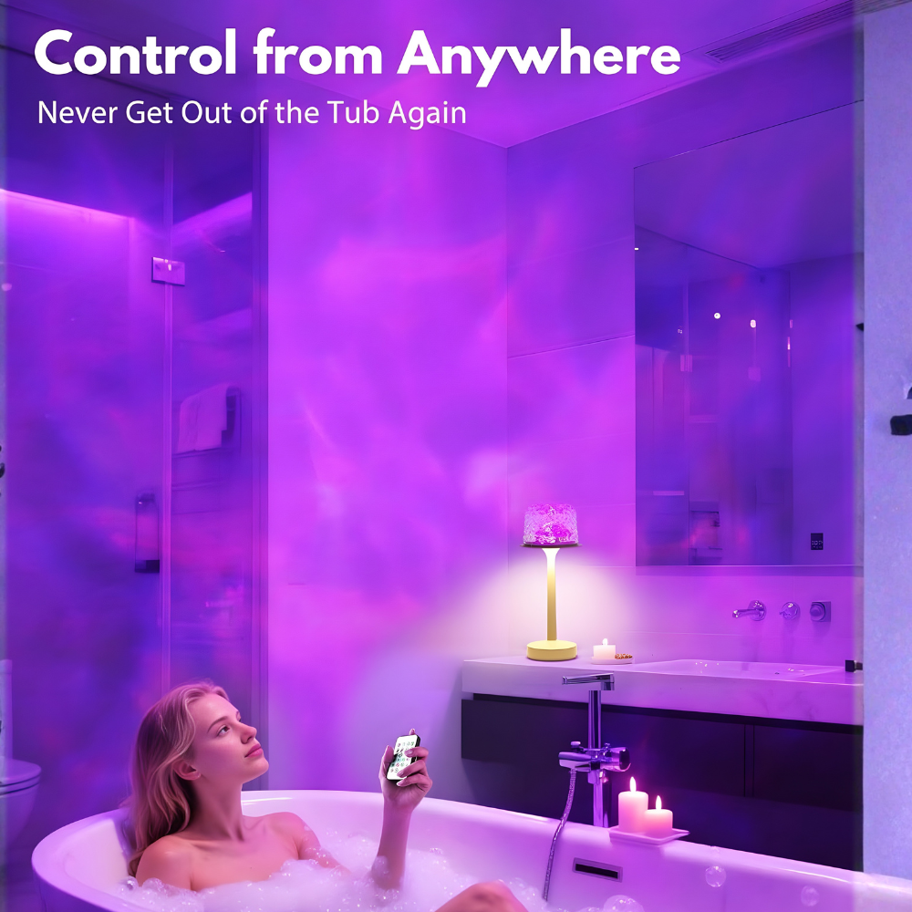 Ocean Wave Elegant Table Light