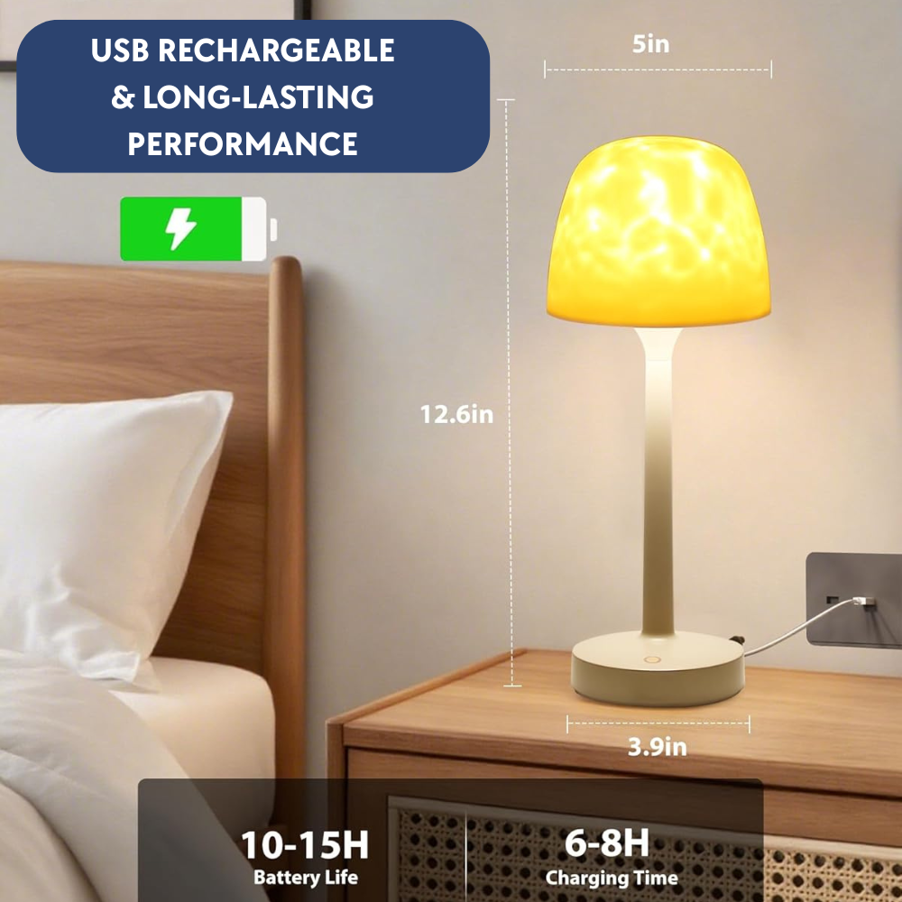 Ocean Wave Elegant Table Light