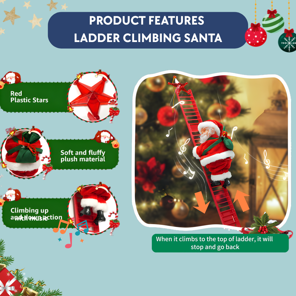 Electric Santa for Christmas Decoration