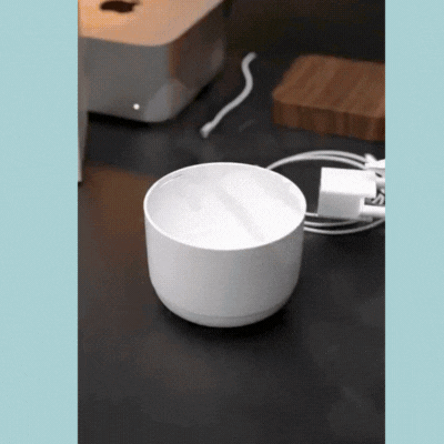 Anti-Gravity Humidifier with LED Clock