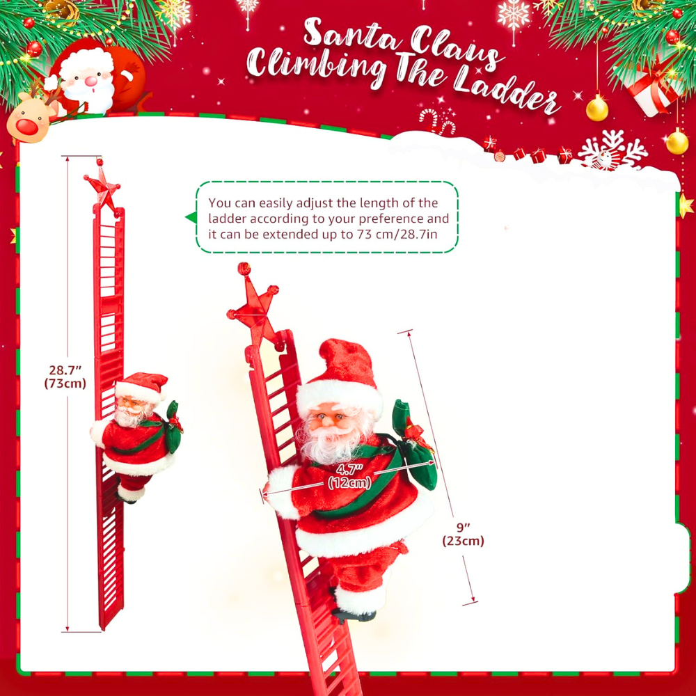 Electric Santa for Christmas Decoration