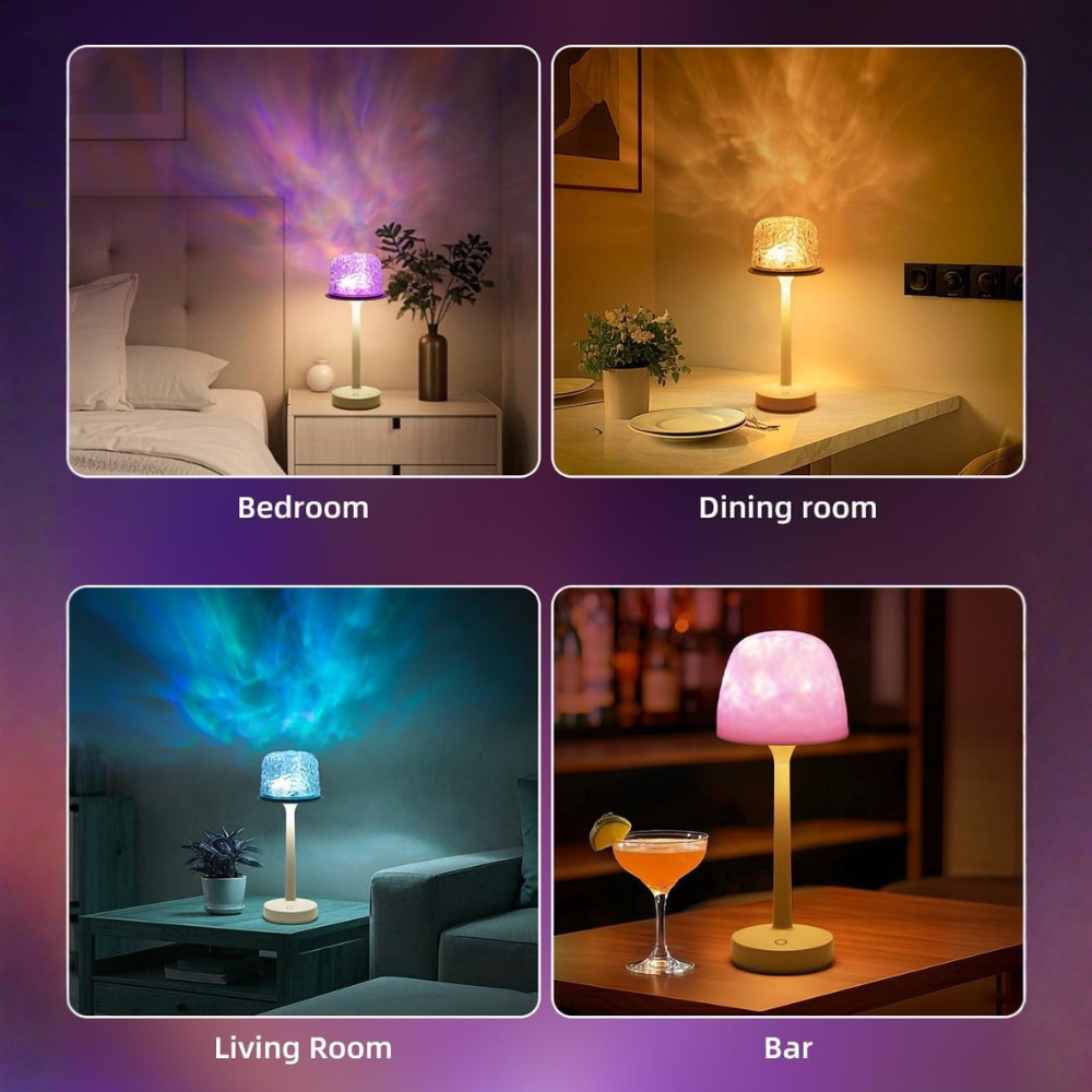 Ocean Wave Elegant Table Light