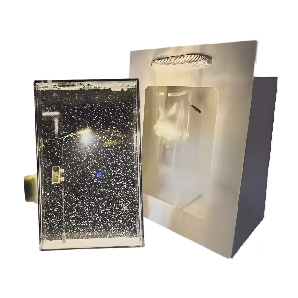 DIY Snowy Night Light