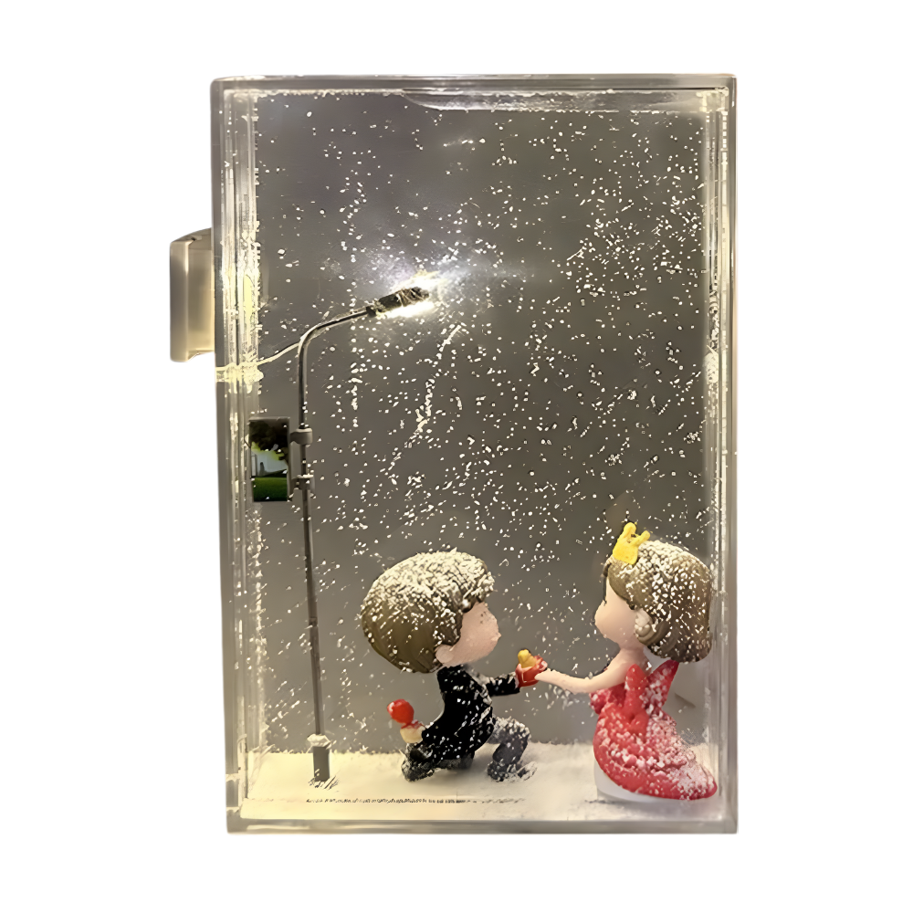 DIY Snowy Night Light