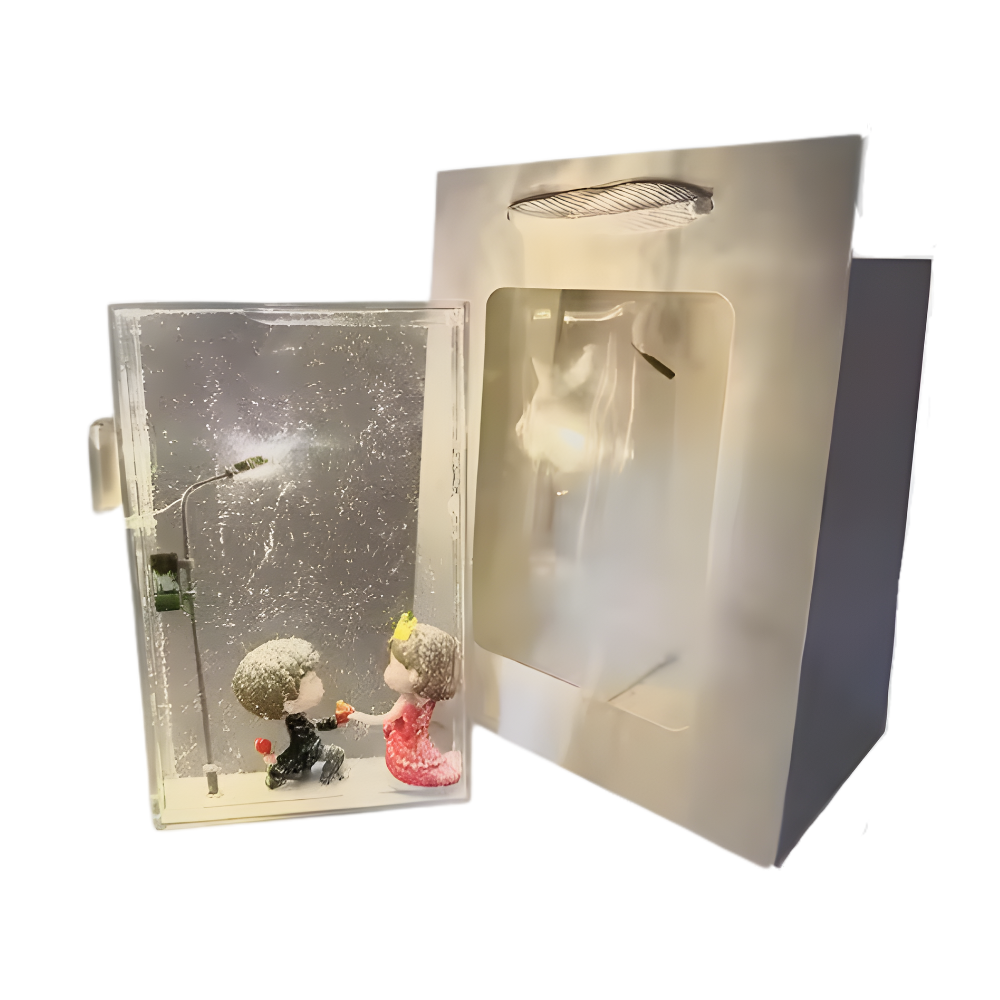 DIY Snowy Night Light