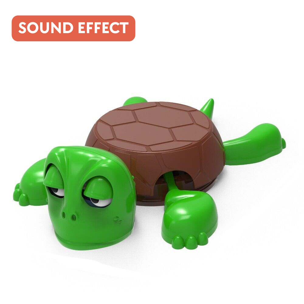 turtle coaster with a sound effect label on a white background