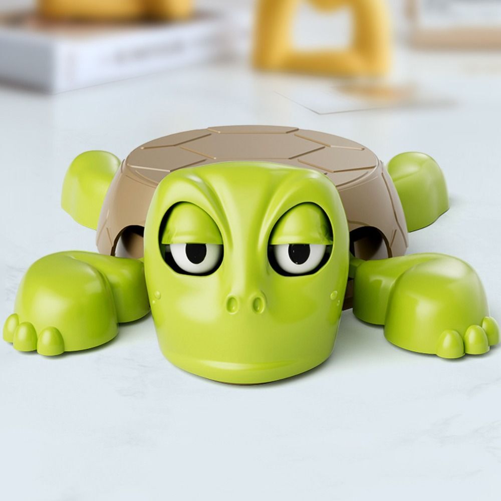 turtle coaster with a smiling face on a white surface